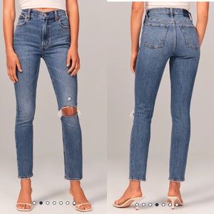 Abercrombie & Fitch High Rise Skinny Jean 29